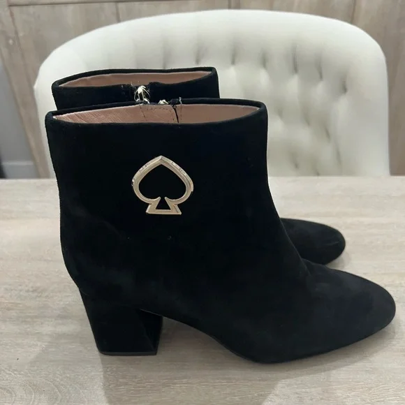Kate Spade ♠️ Alihandra Suede Leather Boots - Picture 2 of 15